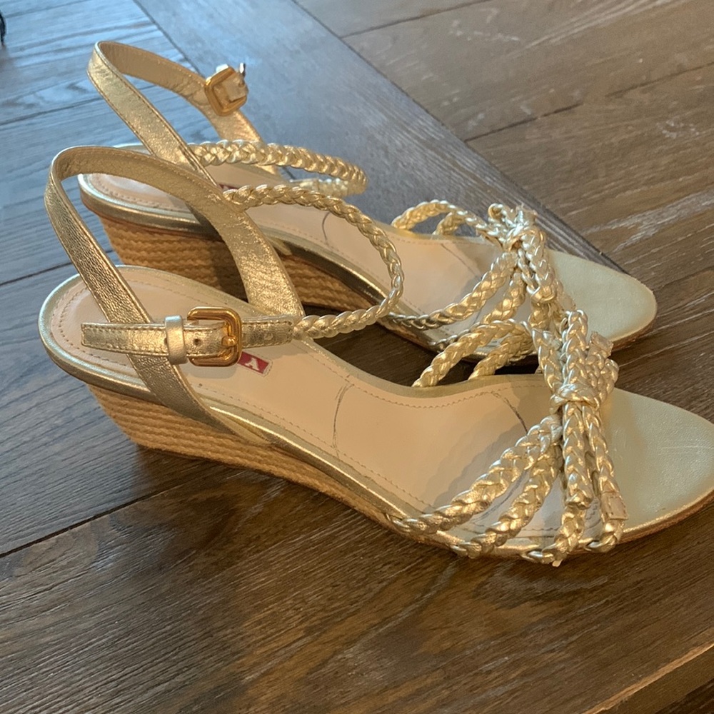 Prada wedges